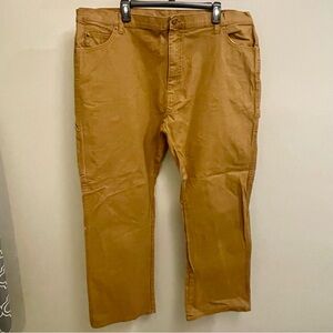Dickies Men’s 42x32 Chinos Khaki Tan Carpenter Utility Pants Cotton Blend Brown